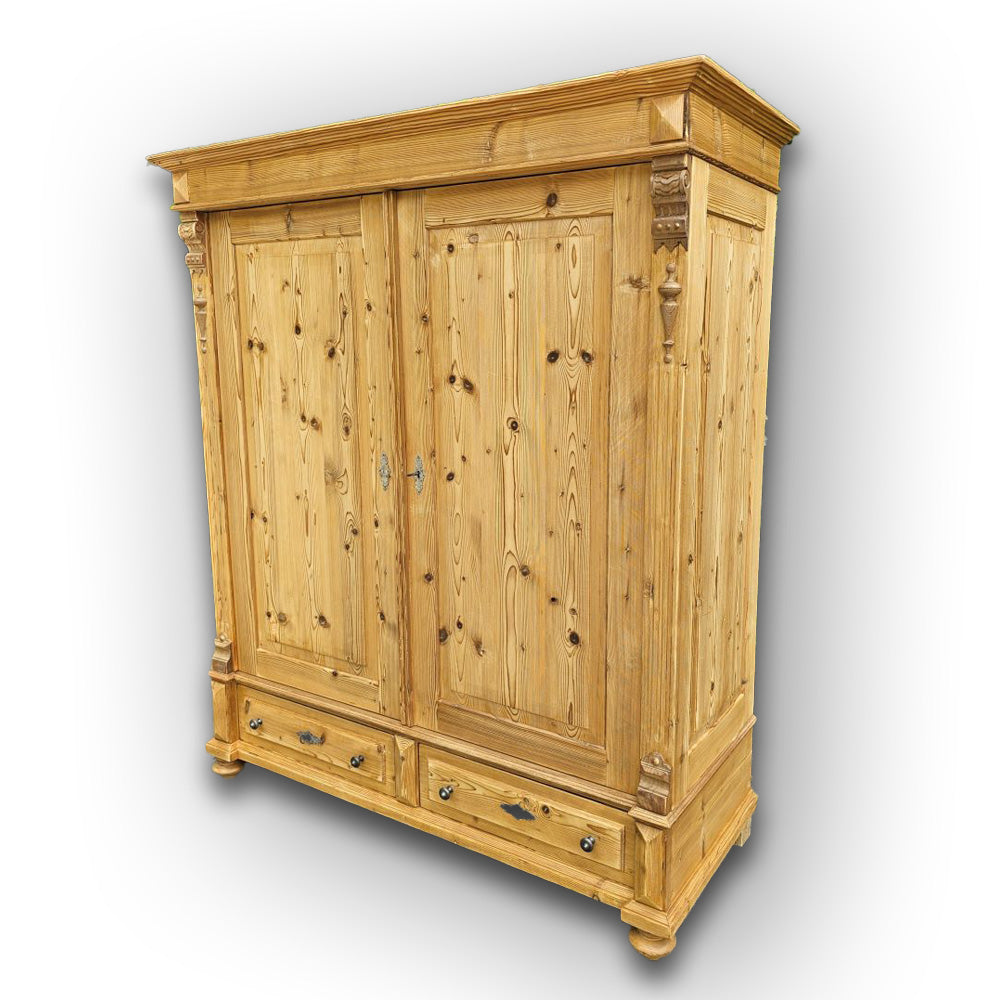2-türiger teilbarer Schrank mit 2 Schubläden -162 – Alois Fuchs Antik & Vintage Fuchs