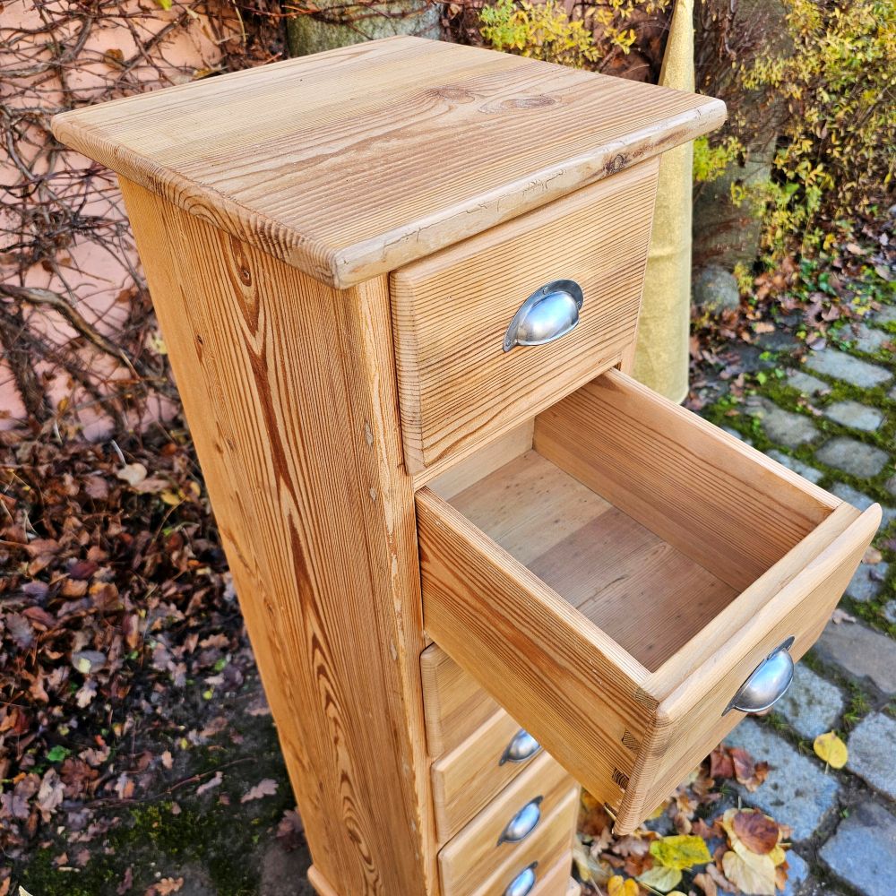 Reserviert - Apothekenschränkchen Schubladenschrank Schubladenkästchen vintage alt mit 7 Schüben - 279