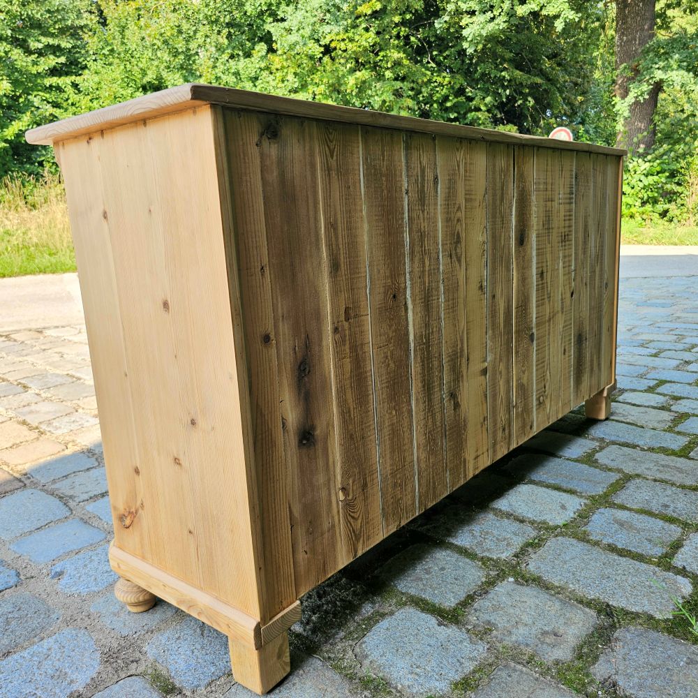 Alter antiker Apothekerschrank Sideboard Kommode mit 12 Schüben - 241