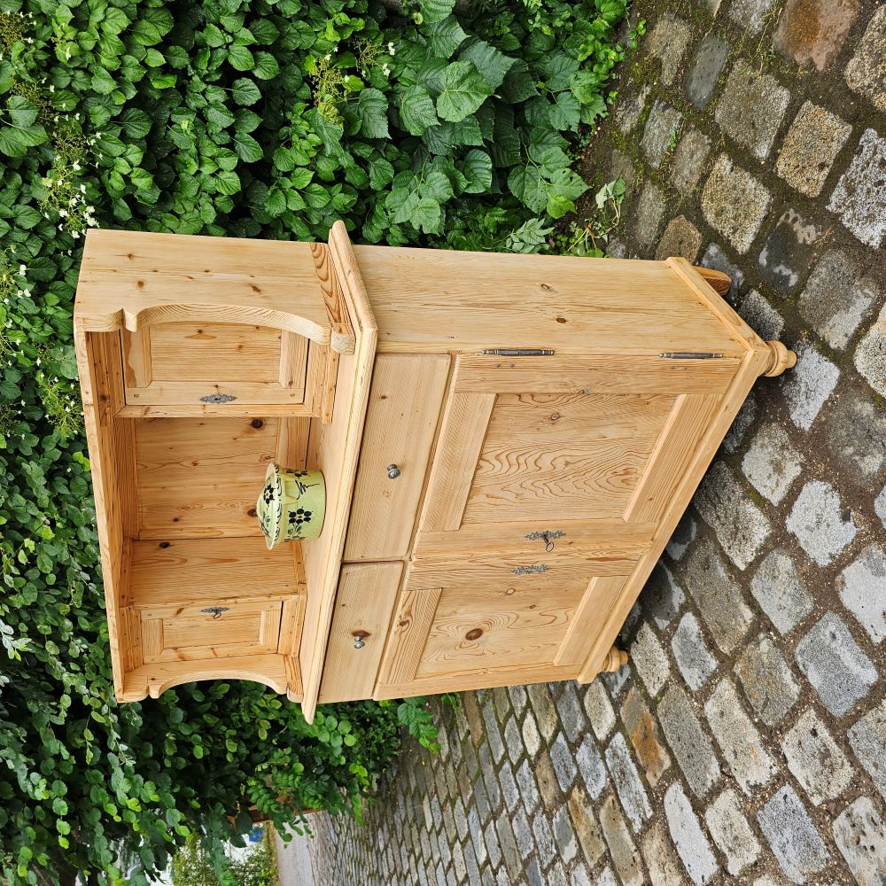 Klosterschrank Altes antikes Buffet Kredenz Küchenschrank Anrichte Aufsatzschrank - 239