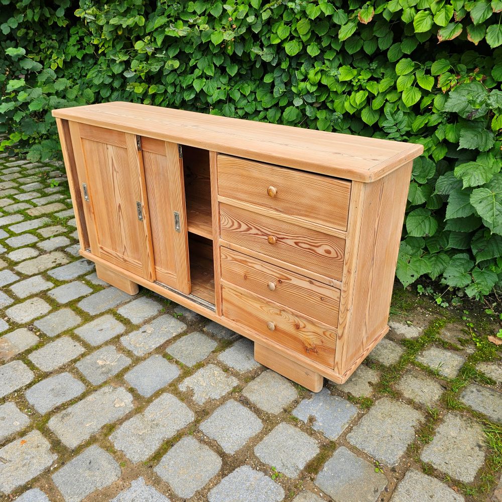 Alte antike Kommode mit Schuiebetüren Kästchen Büroschrank alt antik vintage retro - 263