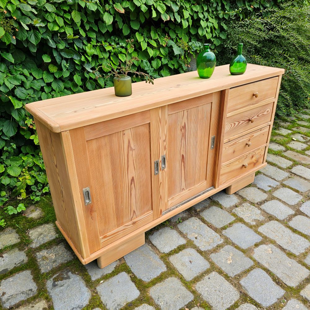 Alte antike Kommode mit Schuiebetüren Kästchen Büroschrank alt antik vintage retro - 263