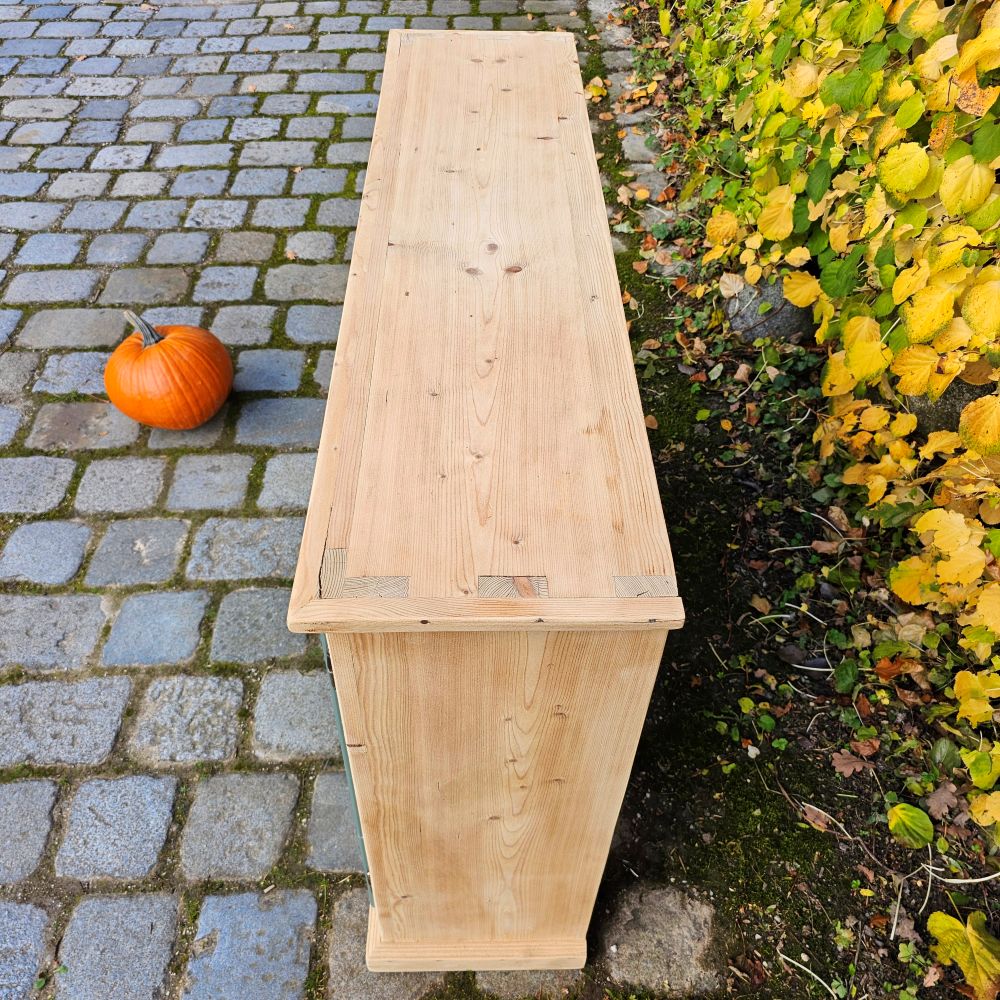 Kommode Schubladenschrank Kästchen Anrichte vintage, neu lackiert grün - 270