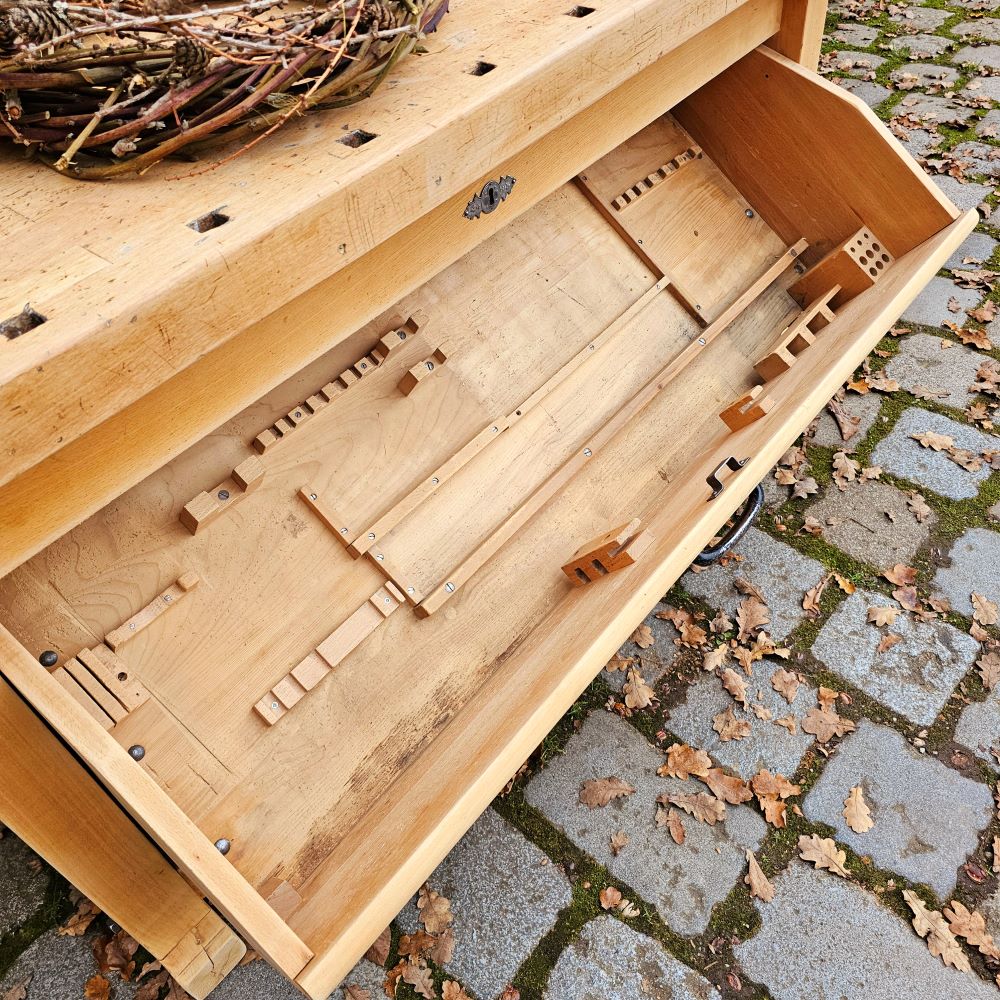 Hobelbank mit Kipplade von Ulmia - 182