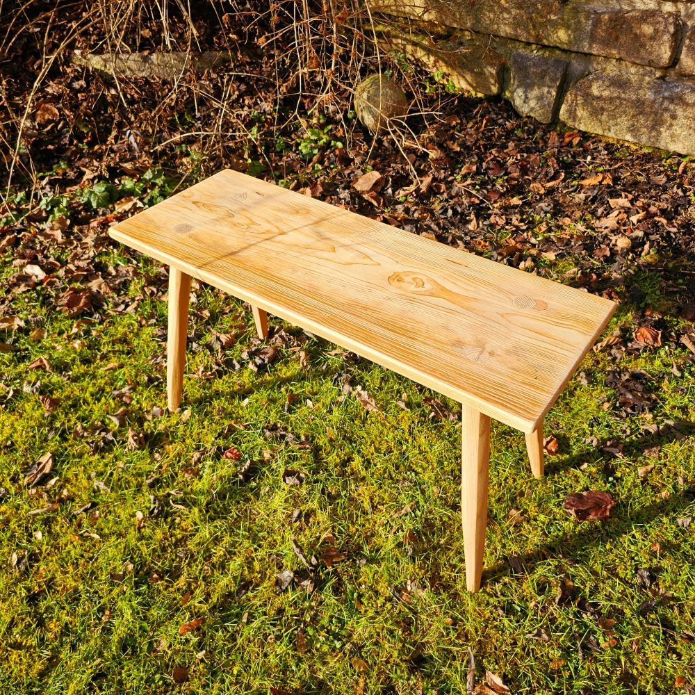 Kleine Ofenbank Flurbank aus altem Holz - 207