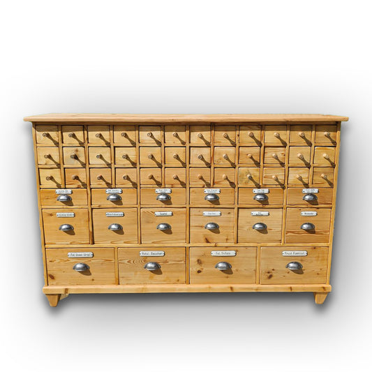 Alter antiker Apothekerschrank Apothekerkommode Schubladenschrank Sideboard - 167