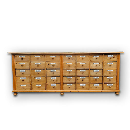 Alter antiker Apothekerschrank Apothekerkommode Schubladenschrank Sideboard - 181