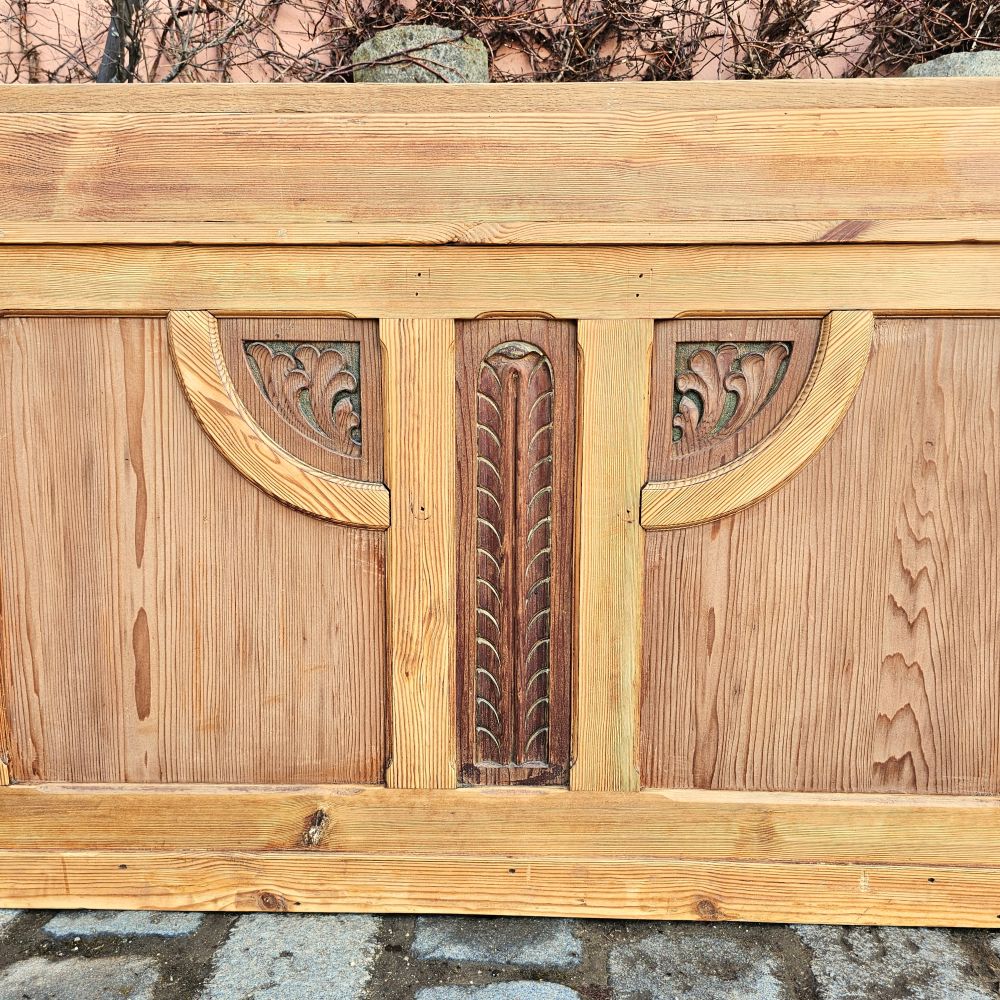 Alter antiker Apothekenschrank mit schöner Rückseite Platte Eiche Schubladen Weichholz Fichte - 294