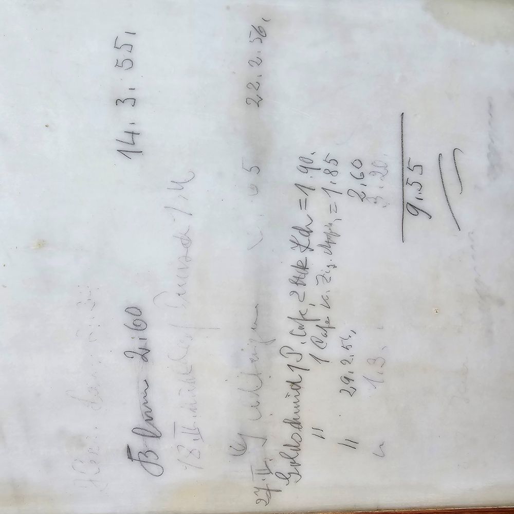 Alter antiker großer Bäckereischrank Ladenschrank Apothekerschrank mit Regalaufsatz Kirschbaumholz - 275