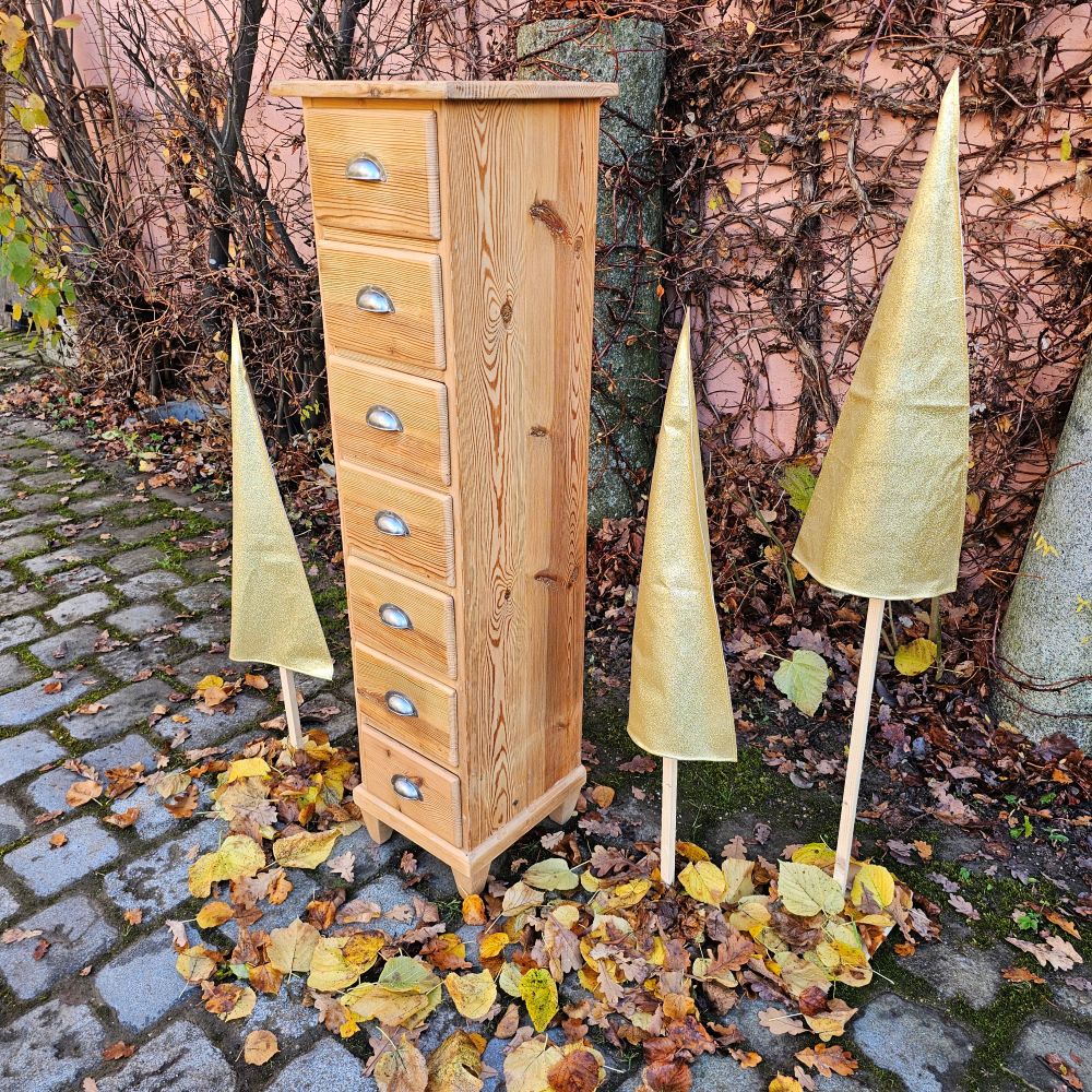 Apothekenschränkchen Schubladenschrank Schubladenkästchen vintage alt mit 7 Schüben - 279