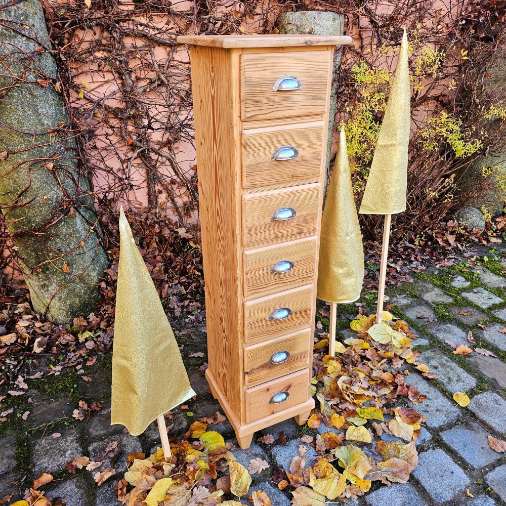 Apothekenschränkchen Schubladenschrank Schubladenkästchen vintage alt mit 7 Schüben - 279