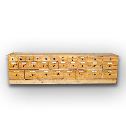 Alter antiker Apothekerschrank Apothekerkommode Schubladenschrank Sideboard - 220