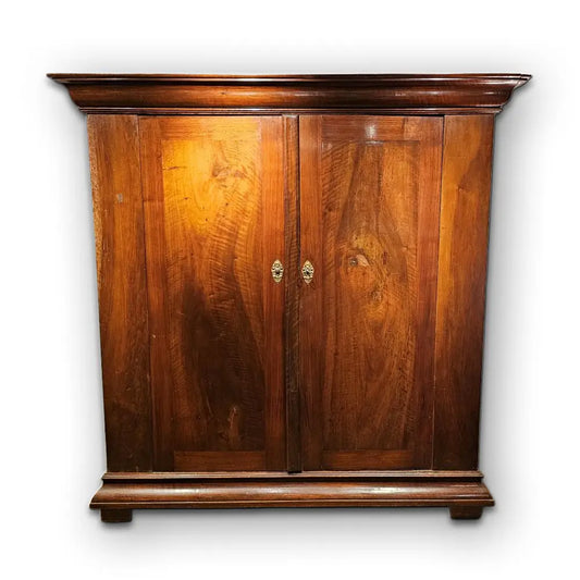 Edler alter antiker originaler großer eleganter Biedermeier Schrank Nussbaum - 285
