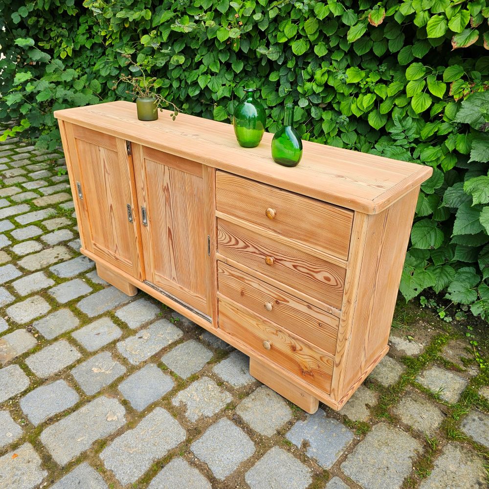 Alte antike Kommode mit Schuiebetüren Kästchen Büroschrank alt antik vintage retro - 263