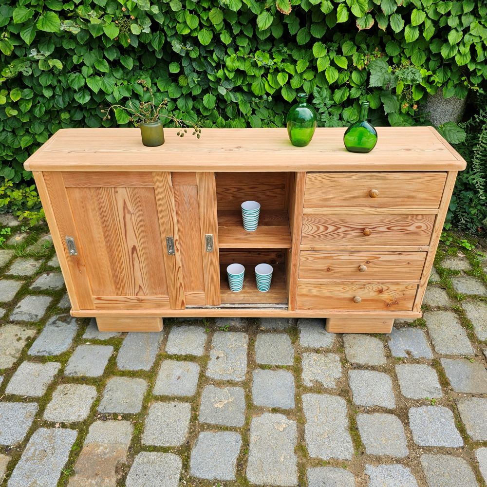 Alte antike Kommode mit Schuiebetüren Kästchen Büroschrank alt antik vintage retro - 263