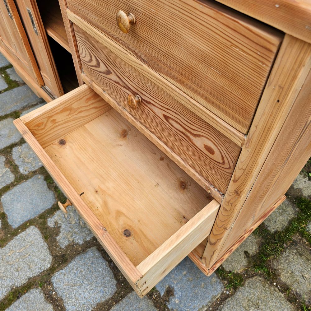 Alte antike Kommode mit Schuiebetüren Kästchen Büroschrank alt antik vintage retro - 263