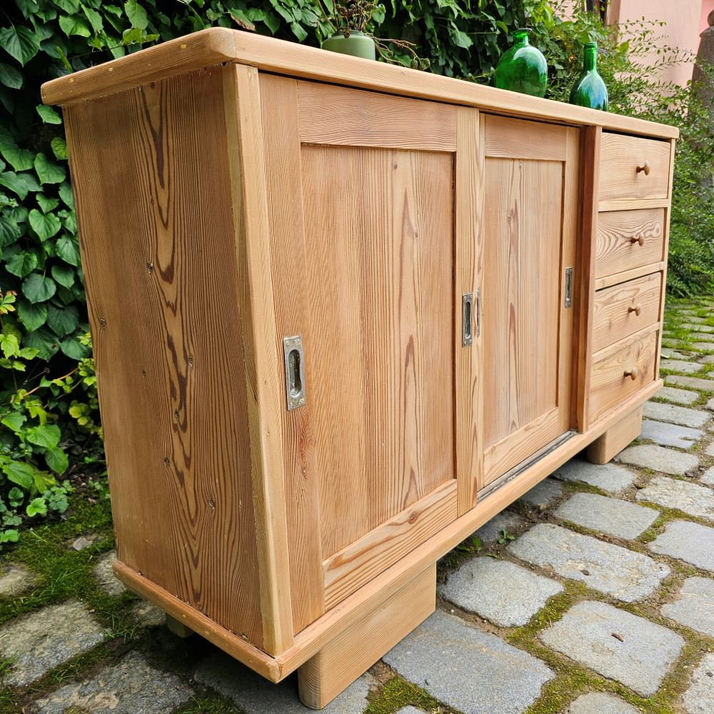 Alte antike Kommode mit Schuiebetüren Kästchen Büroschrank alt antik vintage retro - 263