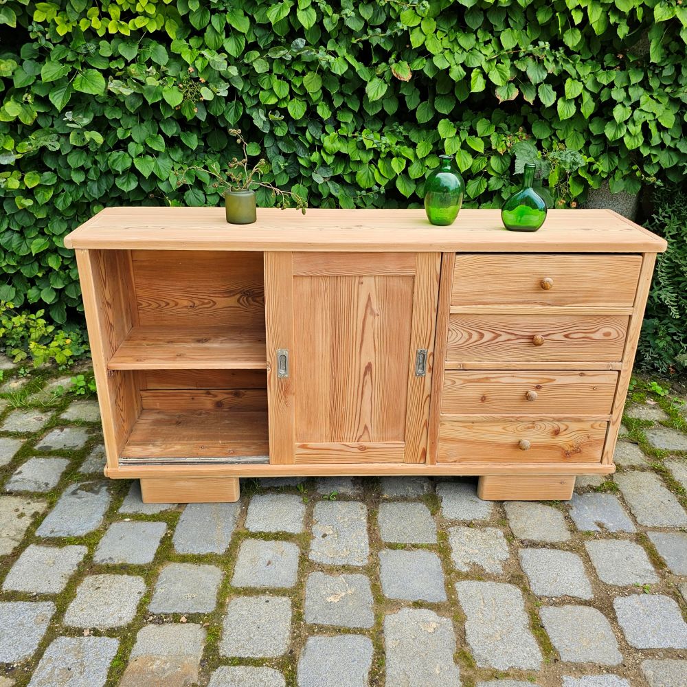 Alte antike Kommode mit Schuiebetüren Kästchen Büroschrank alt antik vintage retro - 263
