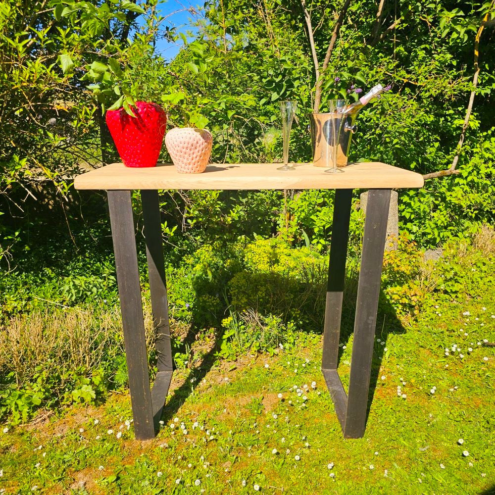 Stehtisch Eiche Eichentisch Vollholz Massivholztisch Tisch - 258