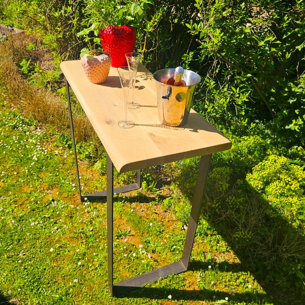 Stehtisch Eiche Eichentisch Vollholz Massivholztisch Tisch - 258