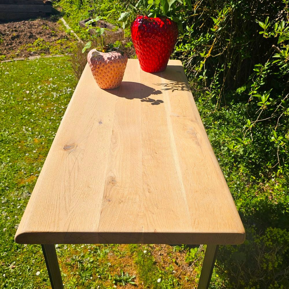 Stehtisch Eiche Eichentisch Vollholz Massivholztisch Tisch - 258