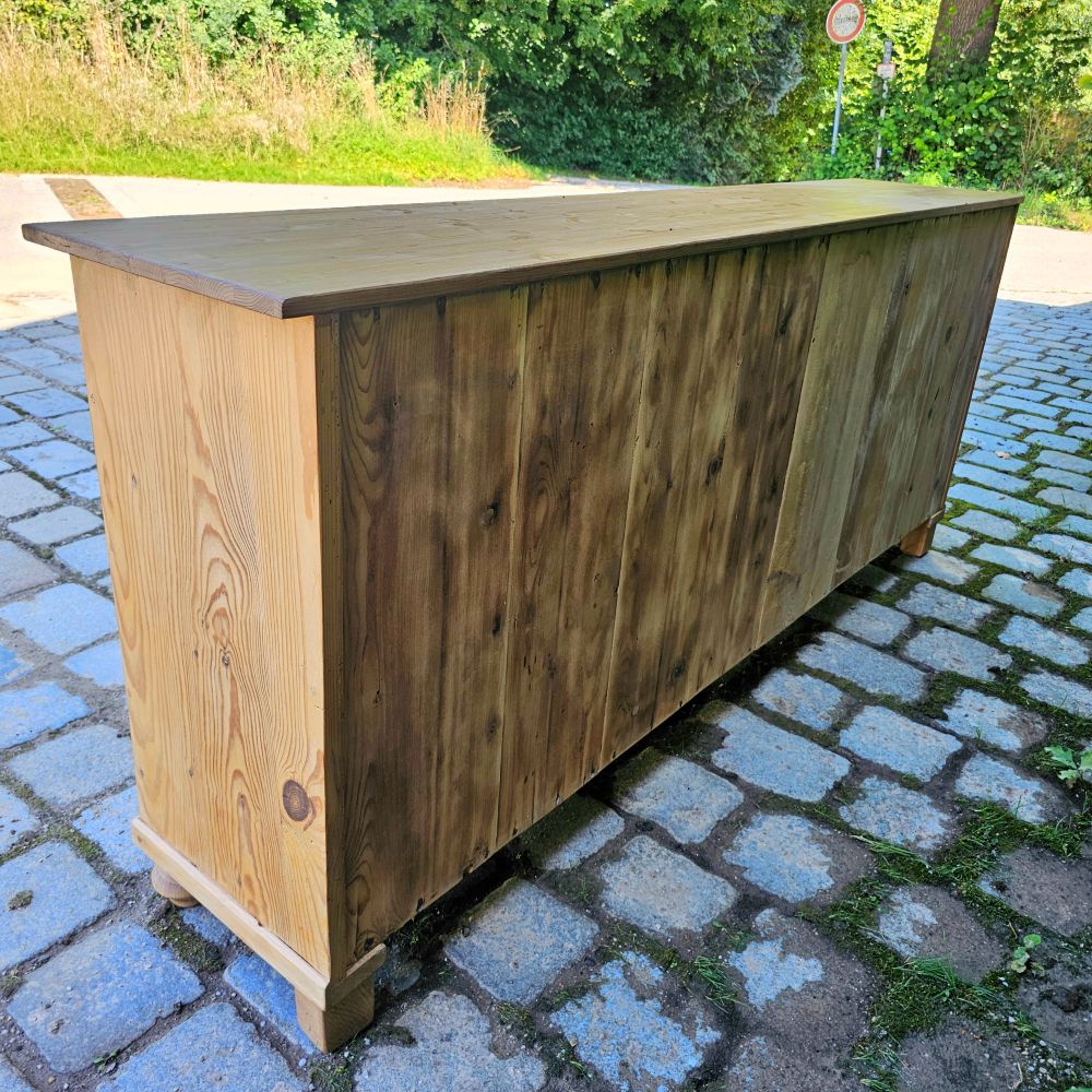 Alter antiker Apothekerschrank Schubladenschrank Ladentheke - 243